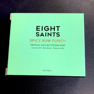 Brand new Eight Saints spicy rum punch tropical Shea butter bar soap